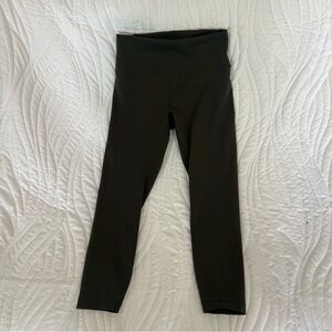 lululemon athletica Dark Green High-Waist Leggings